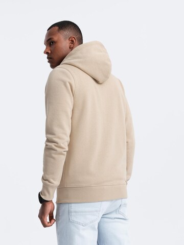 Giacca di felpa di Ombre in beige