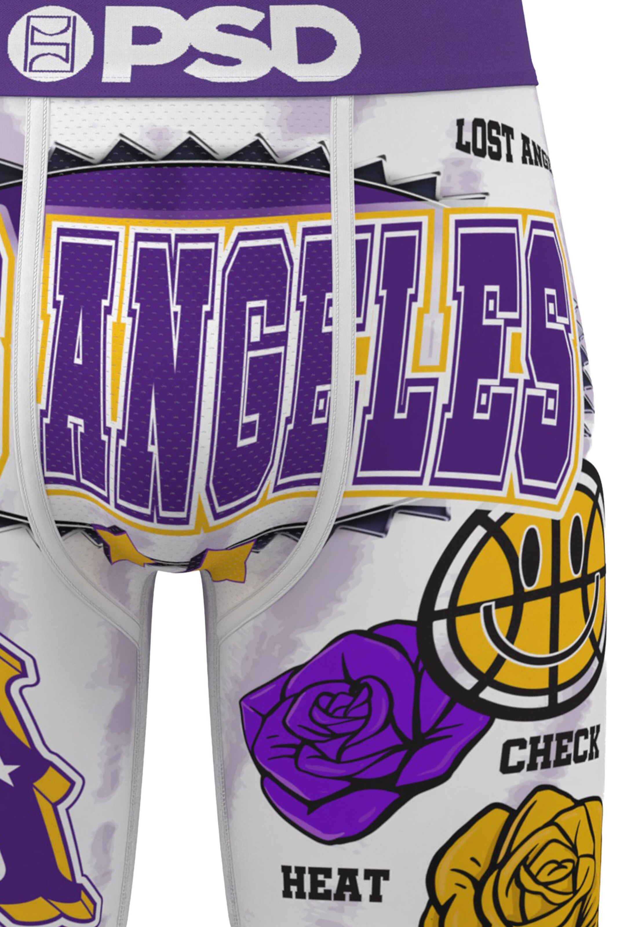 PSD Boxer shorts 'La Buckets' in White