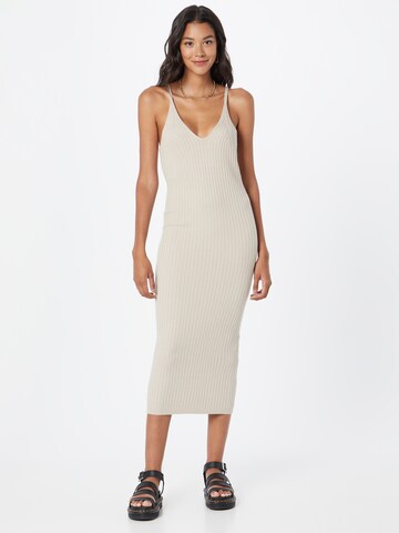 minimum Knitted dress 'STRAPPY' in Beige: front