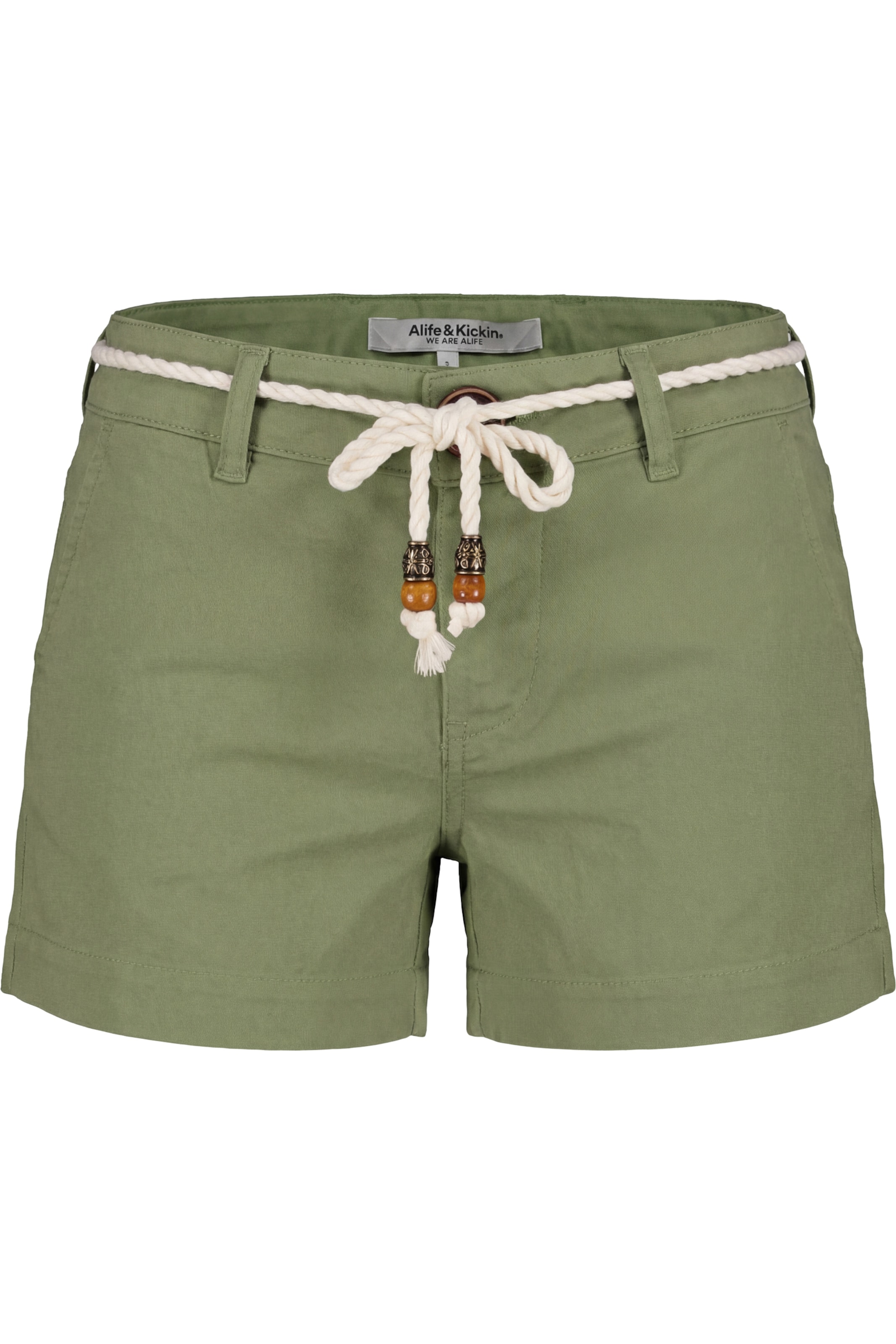 Regular Pantalon 'Reina' alife & kickin en vert : devant