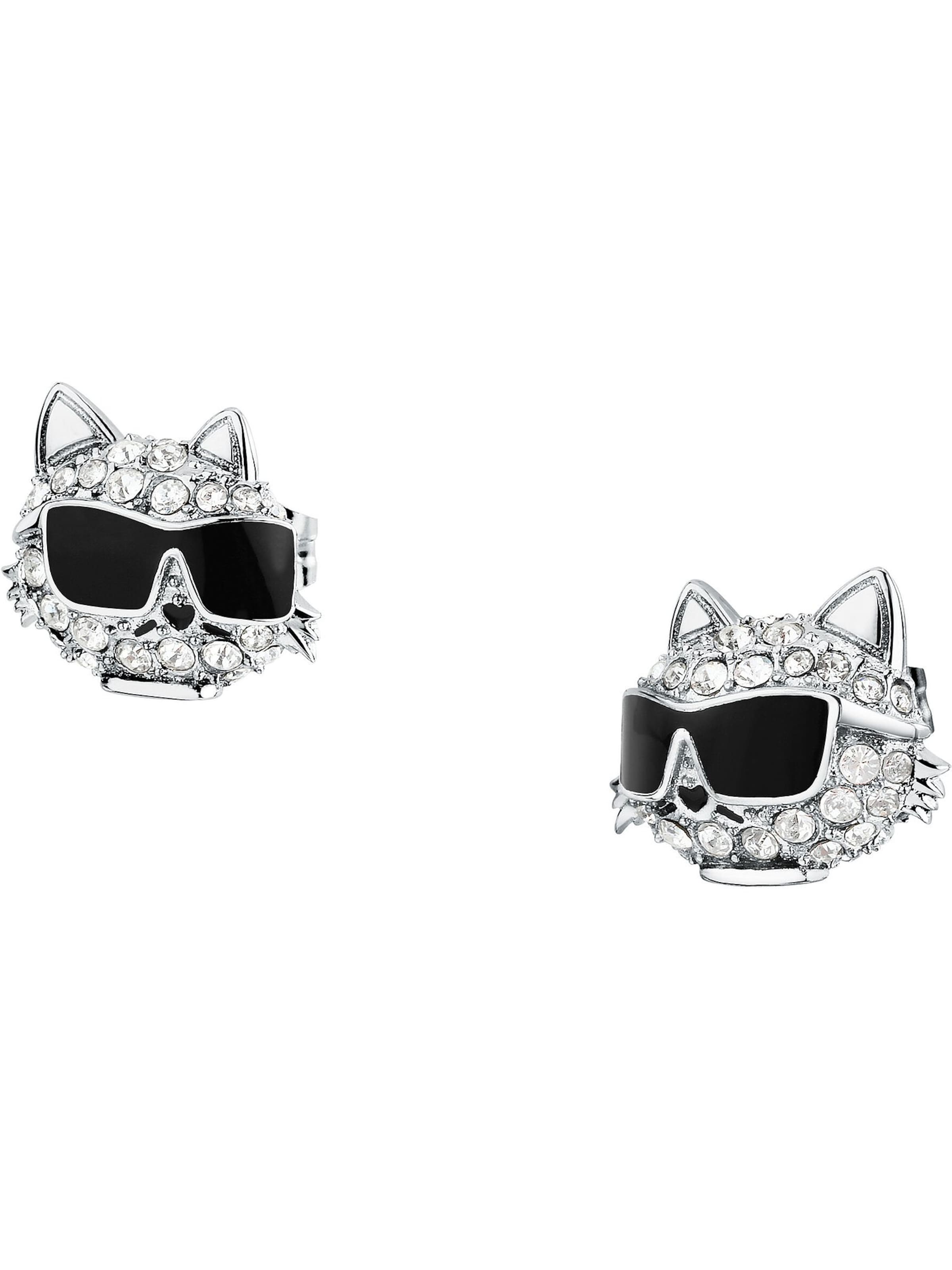Karl Lagerfeld Earrings in Silver: front