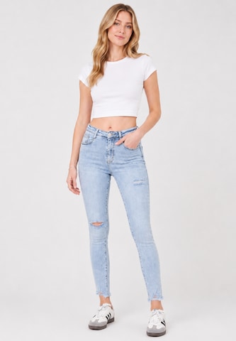 Elara Skinny Jeans in Blauw