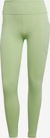 ADIDAS PERFORMANCE Workout Pants 'DailyRun' in Green: front