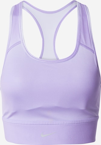 NIKE Bustier Sport-BH in Lila: predná strana