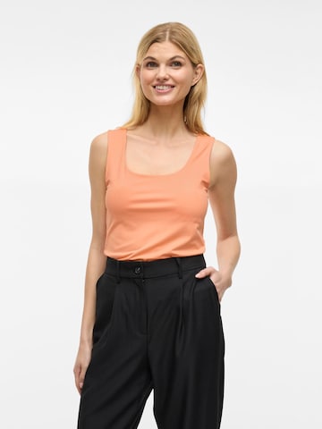 VILA Top 'VIKenza' in Orange: front
