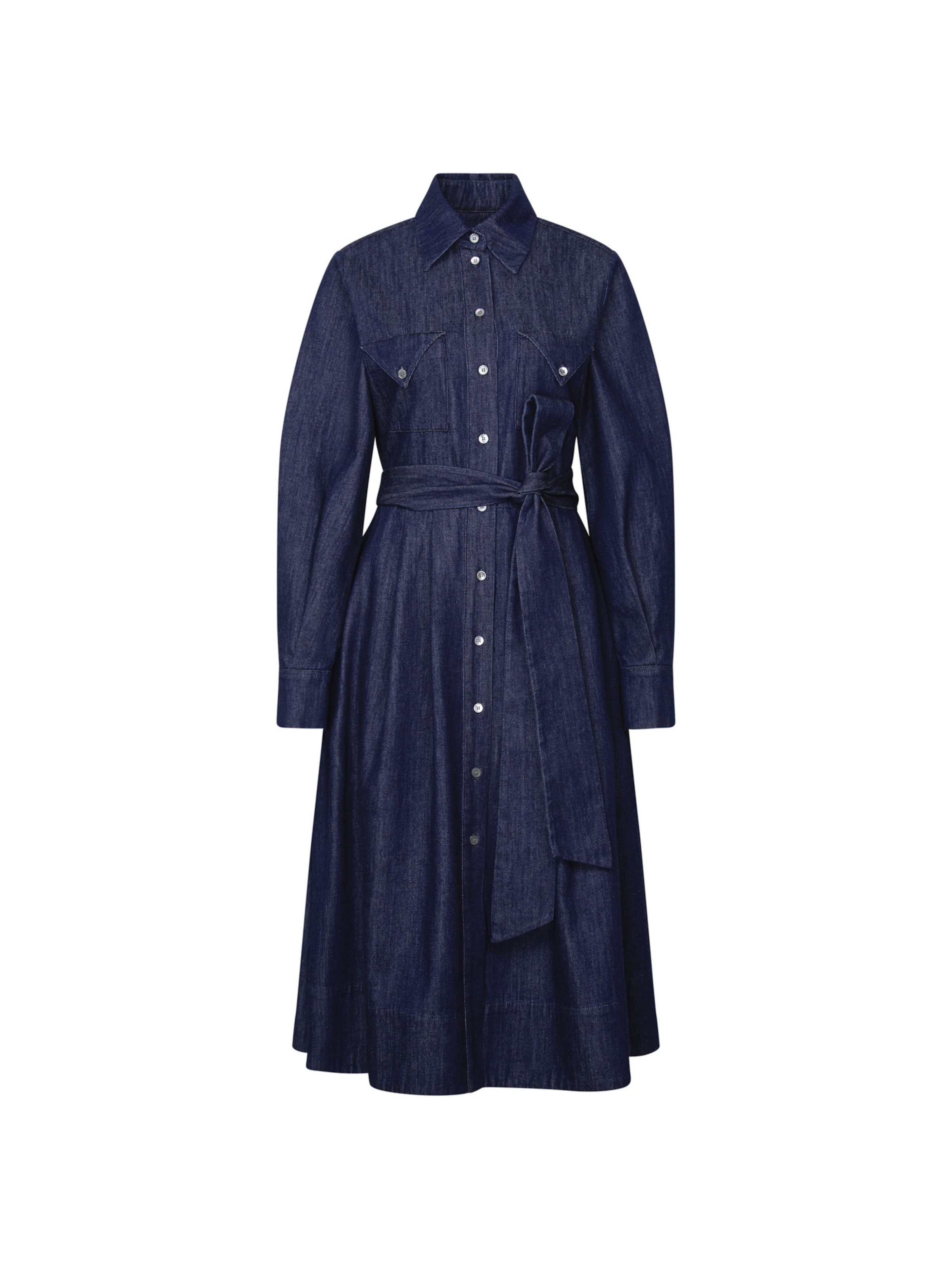 Robe-chemise SEIDENSTICKER en bleu : devant