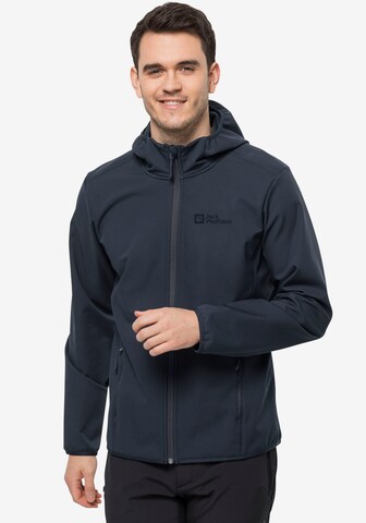 JACK WOLFSKIN Outdoor jacket 'Bornberg' in Blue: front