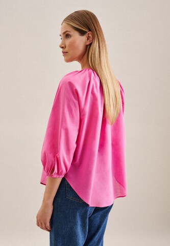 SEIDENSTICKER Blouse 'Schwarze Rose' in Pink