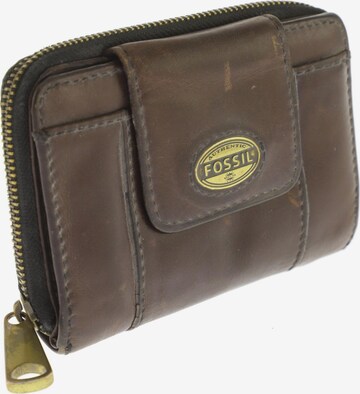 FOSSIL Small Leather Goods in One size in Brown: front