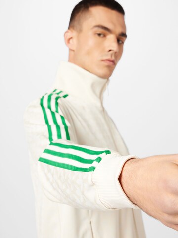ADIDAS ORIGINALS Sweatjacke 'Adicolor 70S Monogram' in Weiß