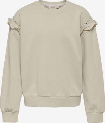 KIDS ONLY Sweatshirt i beige: forside