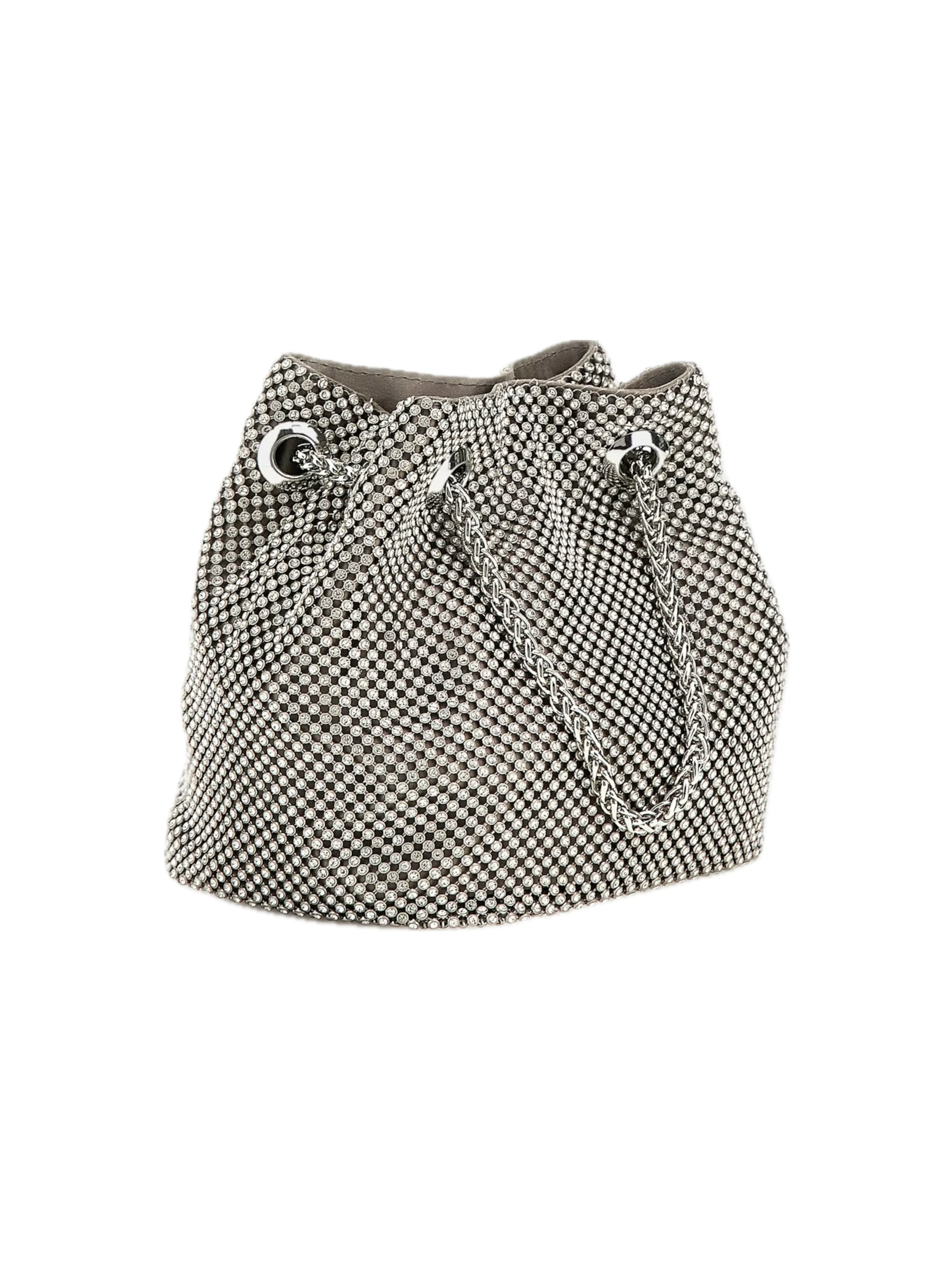 Borsa a sacco 'RY935075' di GUESS in argento