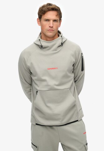 Superdry Sweatshirt in Grijs: voorkant