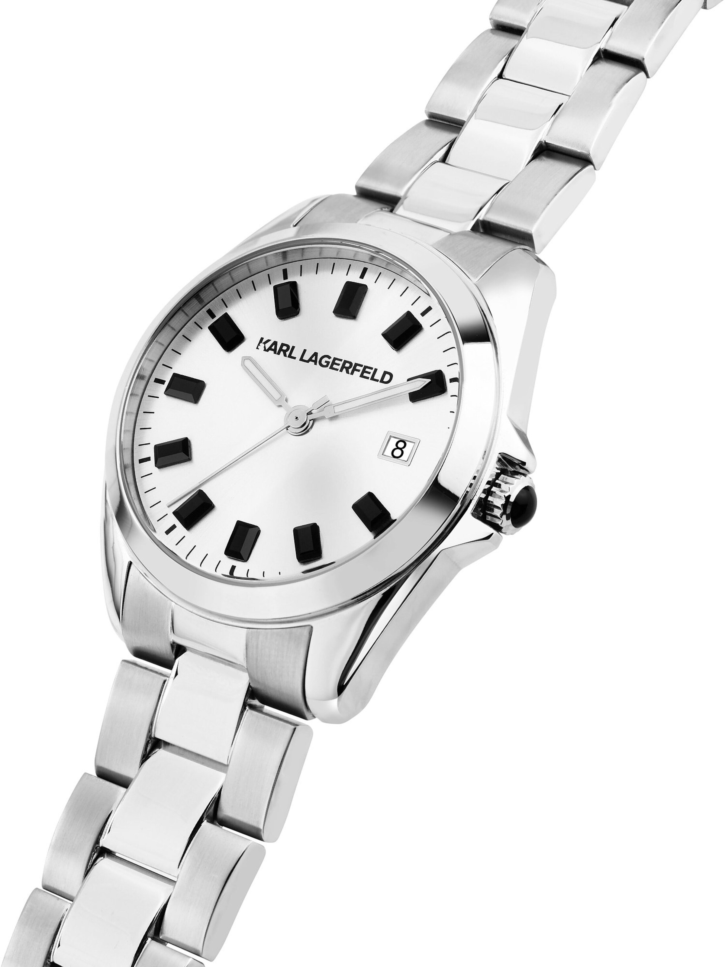 Karl Lagerfeld Uhr in Silber