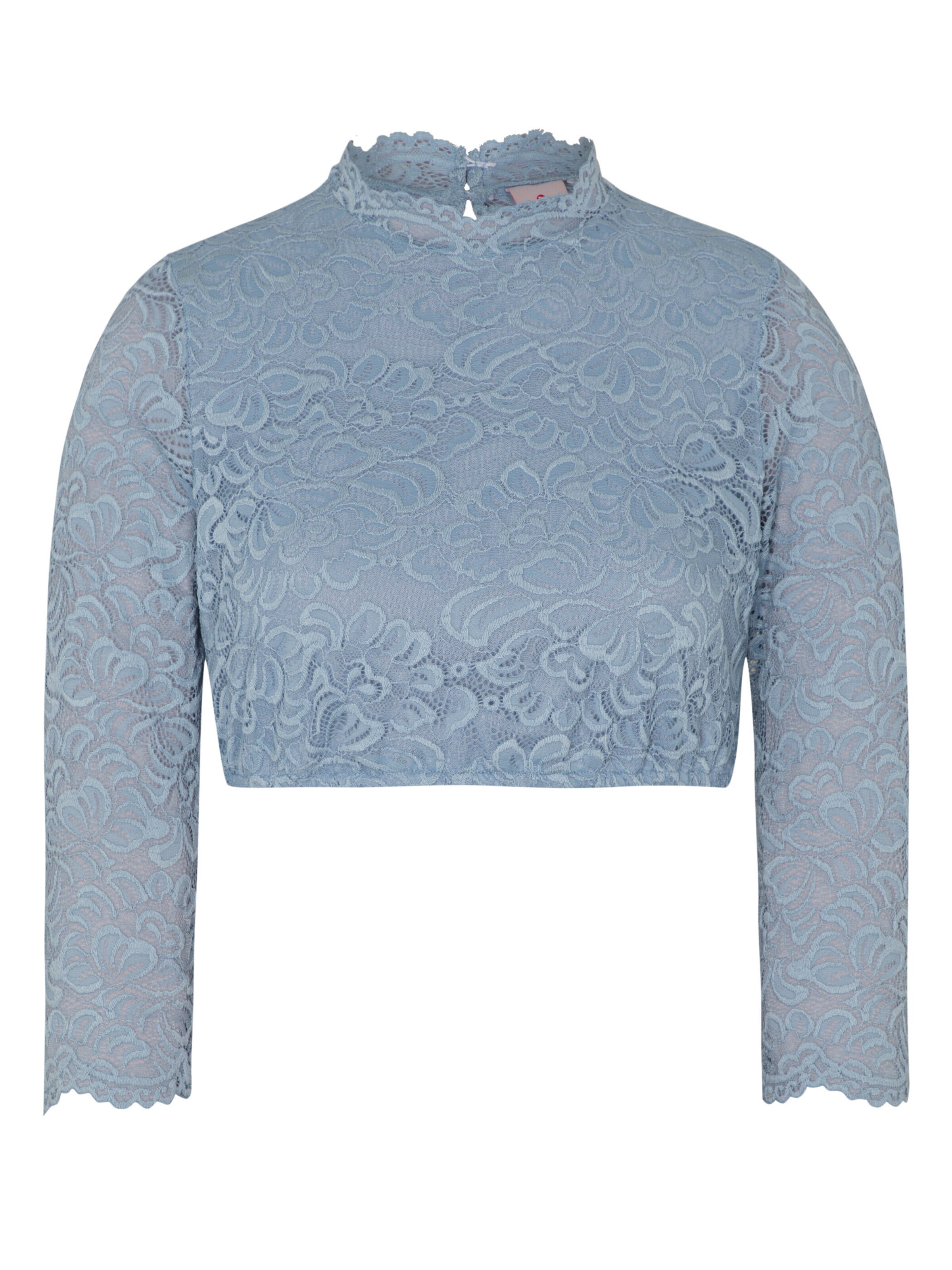 SPIETH & WENSKY Traditional blouse 'Amsterdam' in Blue: front