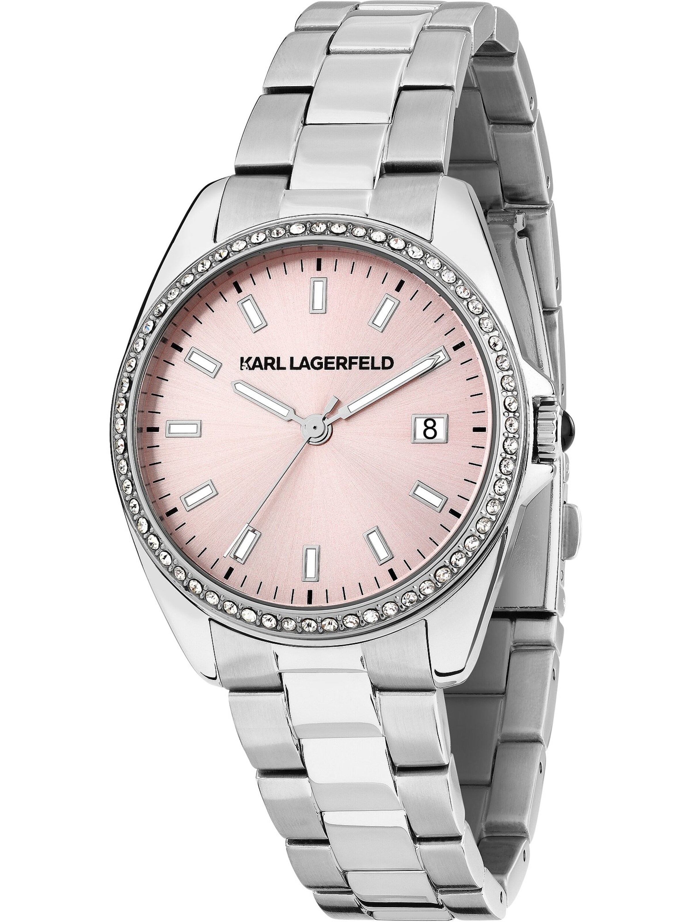 Karl Lagerfeld Analog Watch in Silver: front