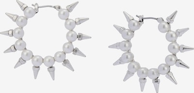 AllSaints Náušnice - stříbrná / perlově bílá, Produkt