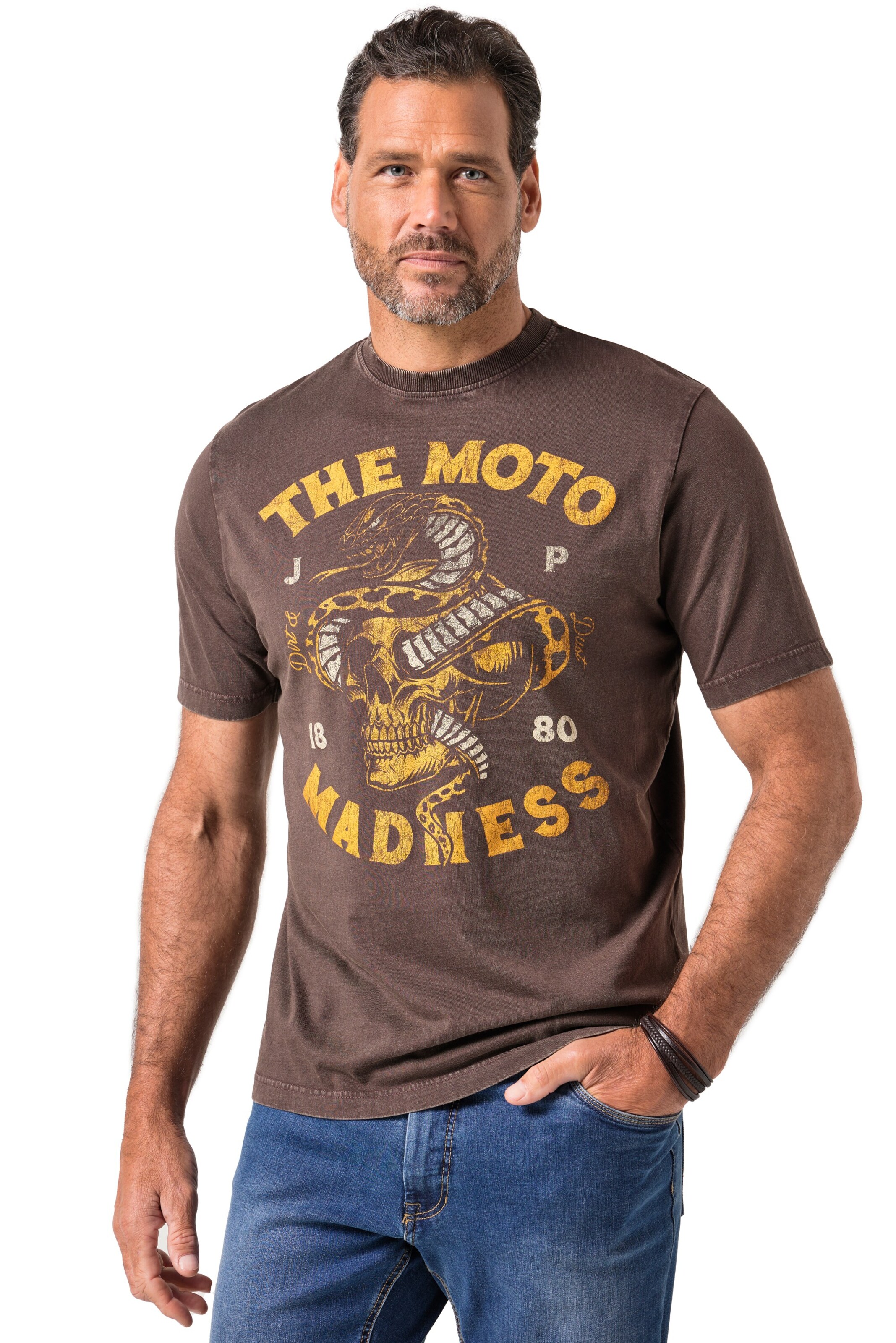 JP1880 Shirt in Brown: front