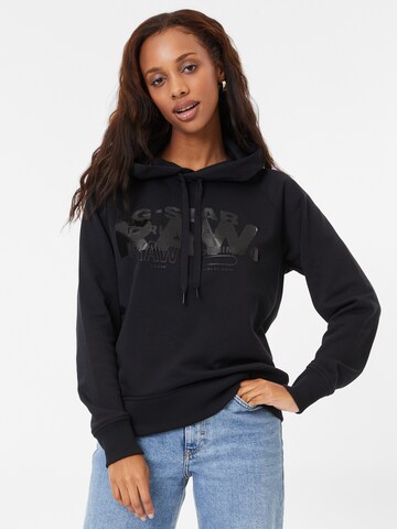 G-Star RAW - Sweatshirt em preto: frente