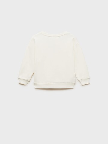 MANGO KIDS Sweatshirt 'MLAZO' i vit