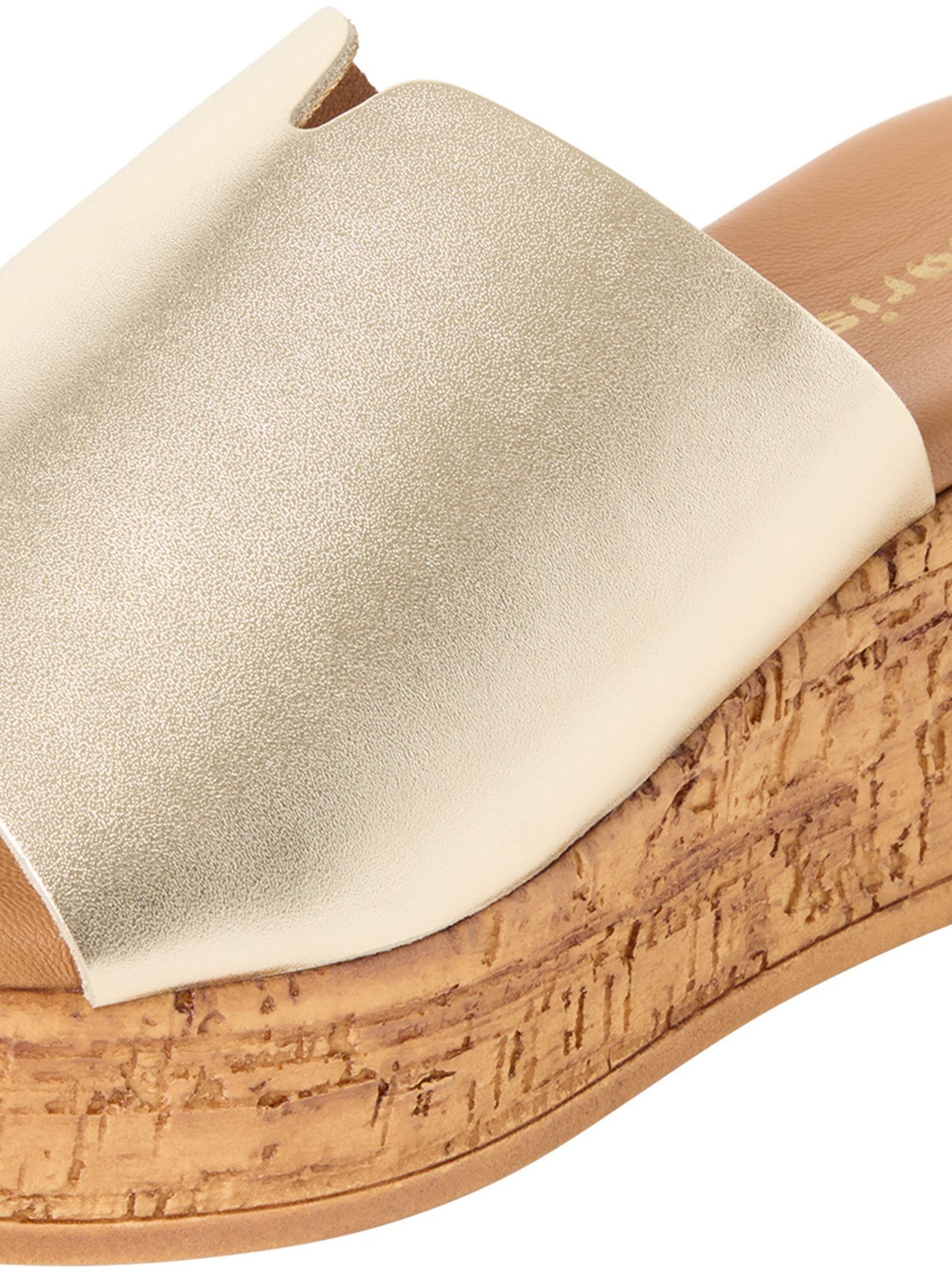 Tamaris Mule in Gold