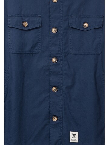 Fat Moose Comfort fit Button Up Shirt 'Arvid' in Blue