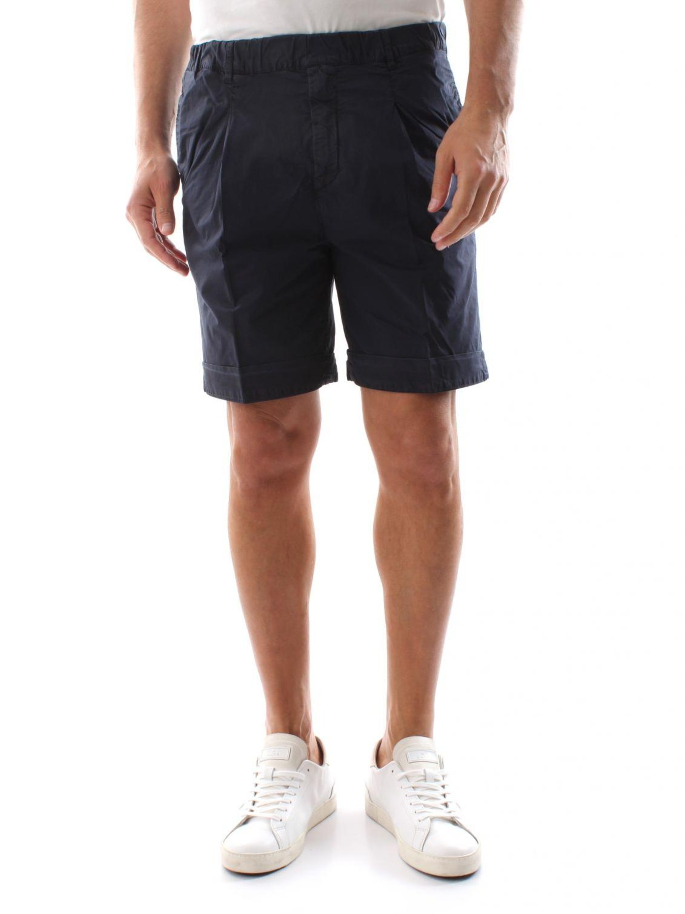 40weft Regular Broek in Blauw: voorkant