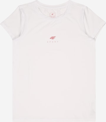 4F Performance Shirt in White: front