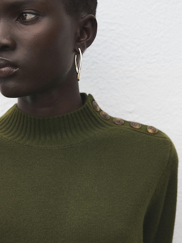 MANGOPletena haljina 'HARRY' - zelena boja