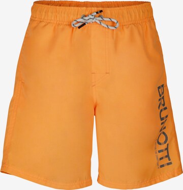 BRUNOTTI Athletic Swimwear in Orange: front