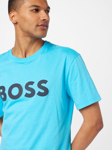 BOSS - Camisa 'TEE 1' em azul