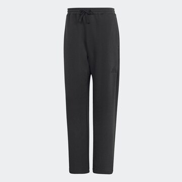 ADIDAS SPORTSWEAR Loose fit Workout Pants in Black: front
