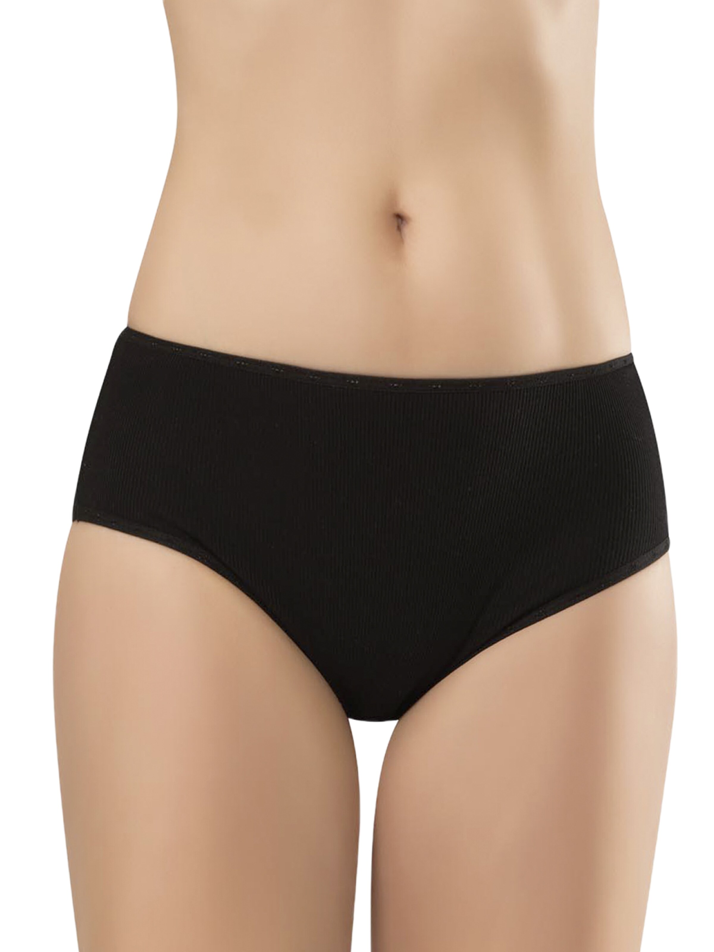 Erdem Panty in Schwarz: Vorderseite