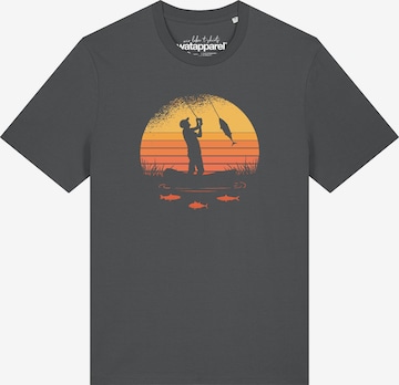 T-Shirt 'Angler' Watapparel en gris : devant