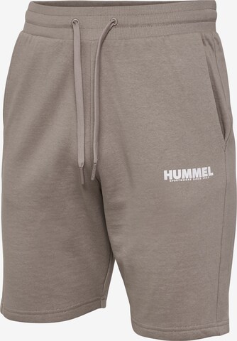 Hummel Regular Workout Pants 'LEGACY' in Grey