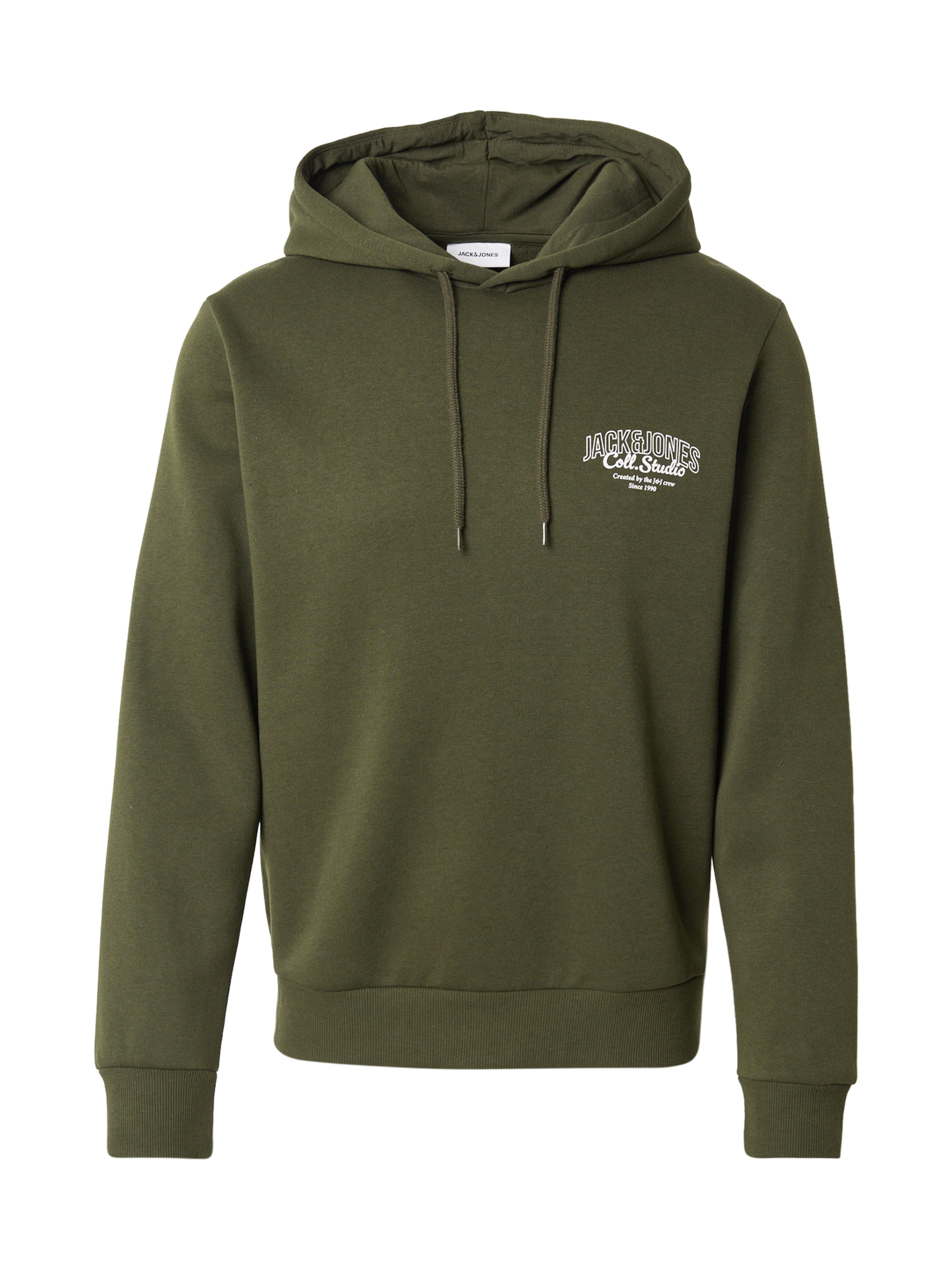JACK & JONES Sweatshirt 'JJMAKOTO' in Green: front