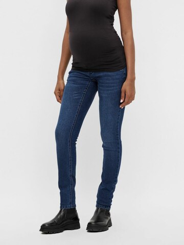 MAMALICIOUS Slimfit Jeans 'MLSARNIE ' in Blauw: voorkant
