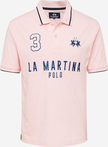 T-Shirt La Martina en rose : devant