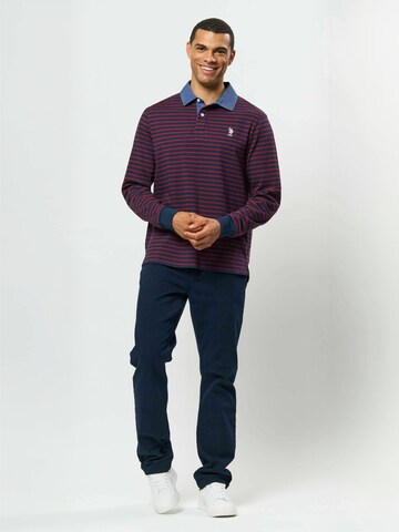 U.S. POLO ASSN. Regular fit Overhemd ' UMDex ' in Blauw