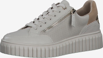 s.Oliver Sneakers laag in Beige: voorkant