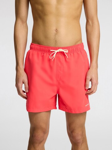 SELECTED HOMME Badeshorts 'SLHDane' i rød: forside