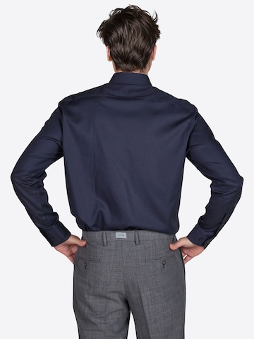 PIERRE CARDIN Regular fit Overhemd in Blauw