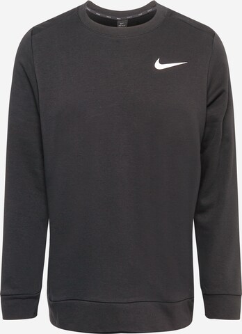 NIKE Sportsweatshirt in Zwart: voorkant