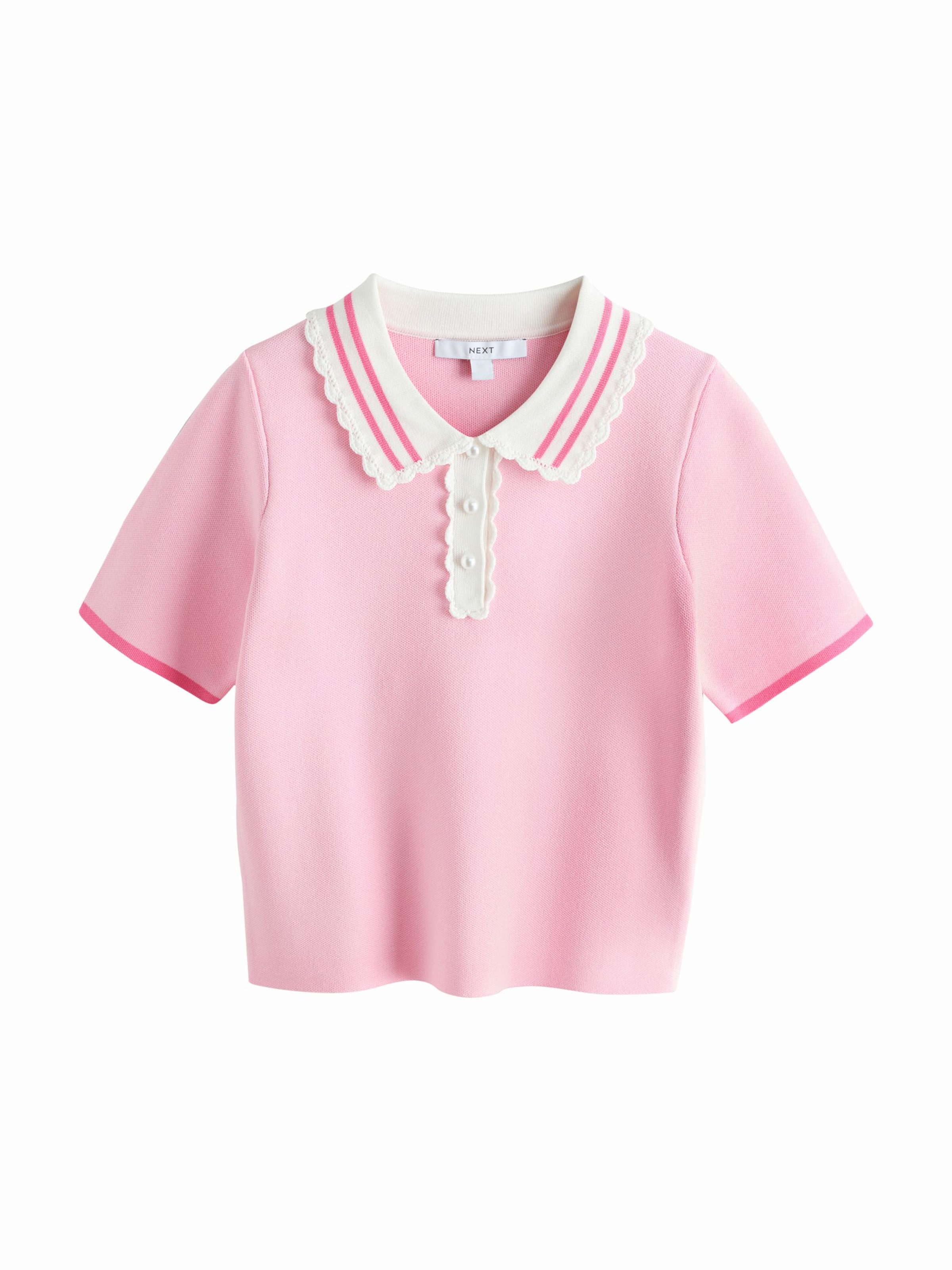 Next Pulóver - rózsaszín: elől