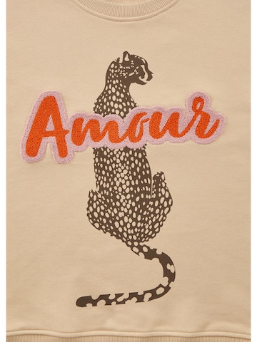 Sweat-shirt CODELLO en beige