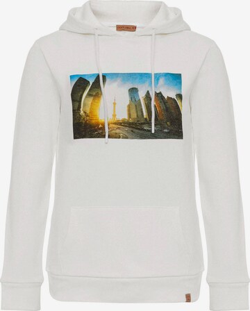 Sweat-shirt Cool Hill en blanc : devant