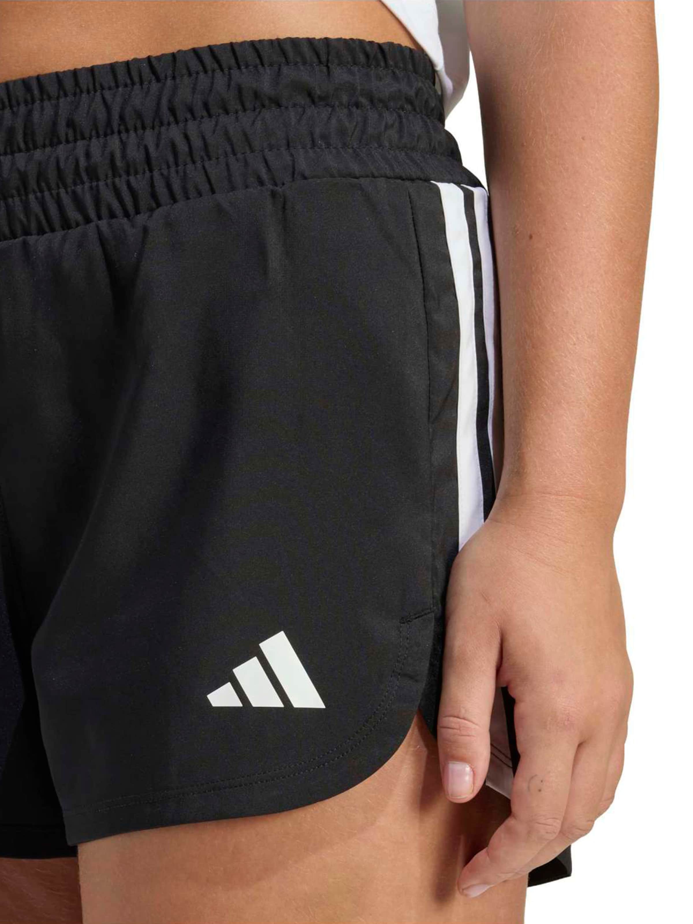 ADIDAS PERFORMANCE Štandardný strih Športové nohavice 'PACER' - Čierna