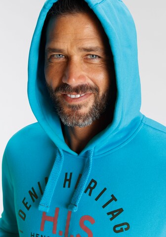 H.I.S Sweatshirt in Blau