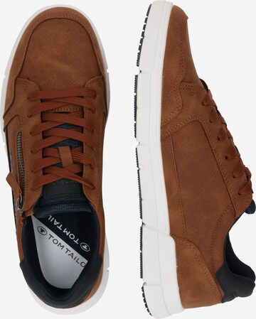 TOM TAILOR Sneaker low i brun