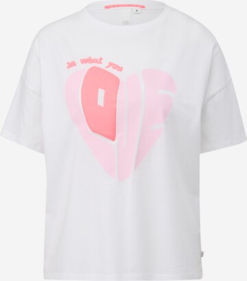 QS Shirt in White: front